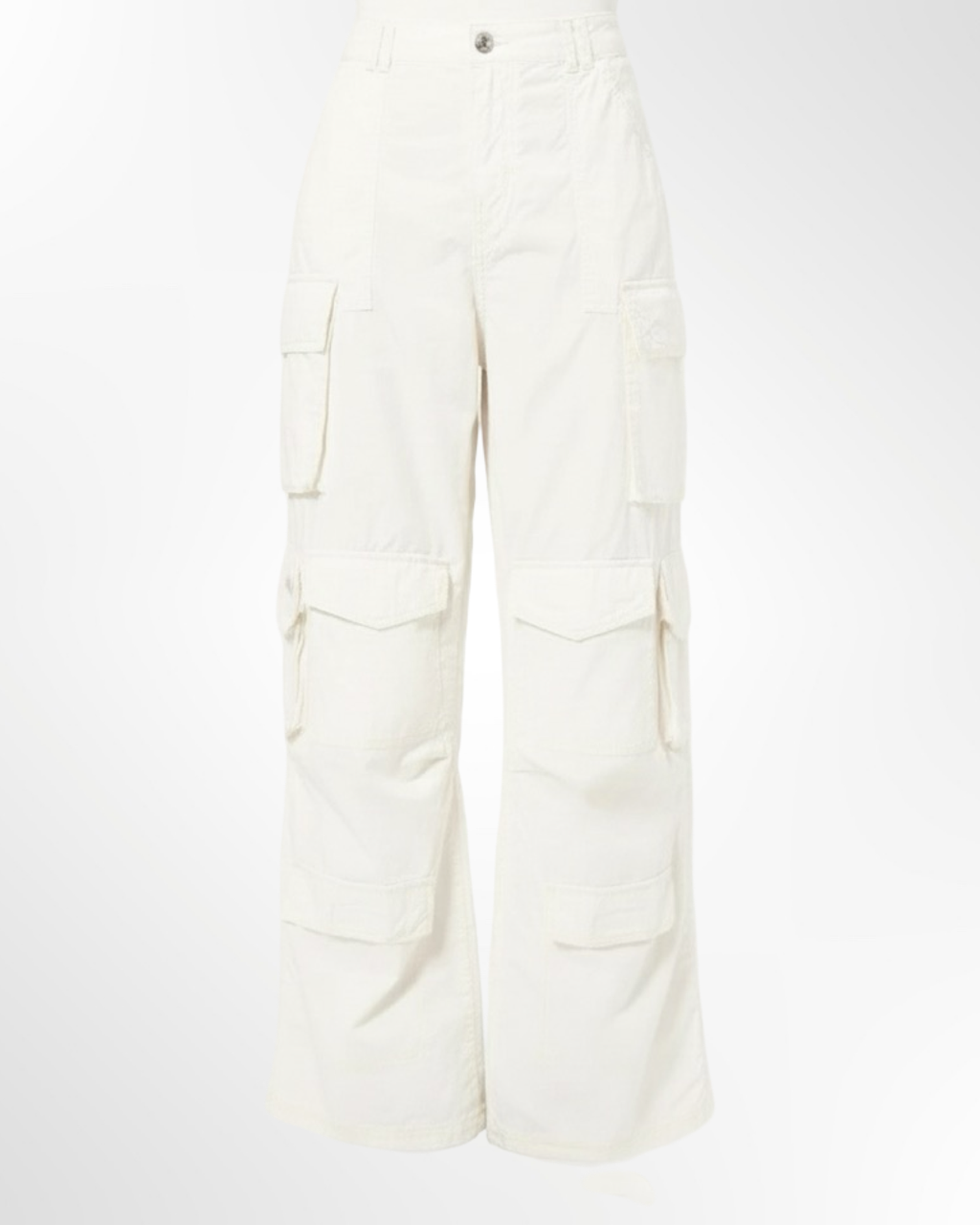 Pantalon Cargo Blanc BERSHKA – Image 4