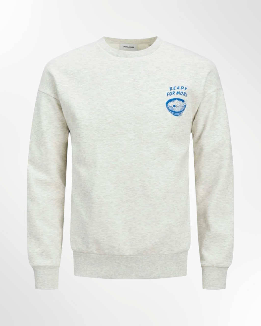 Sweat Gris clair Chiné JACK & JONES – Image 4