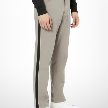 Pantalon Wide Legs Taupe BERSHKA