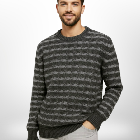 Pull Gris et Noir SPRINGFIELD