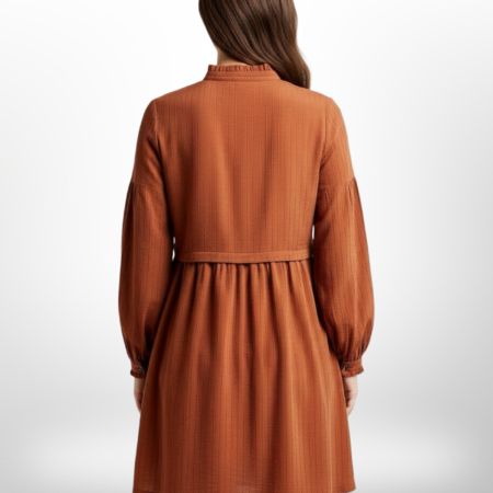 Alternative view of Robe Chemise Camel ESPRIT