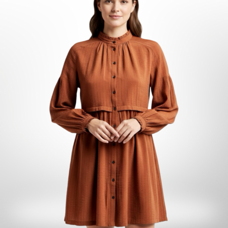 Robe Chemise Camel ESPRIT