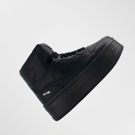 Baskets Plateforme Noir Bershka