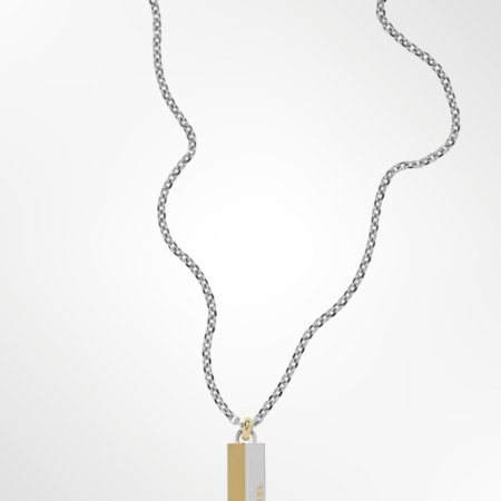 Alternative view of Collier Argent et Doré DIESEL