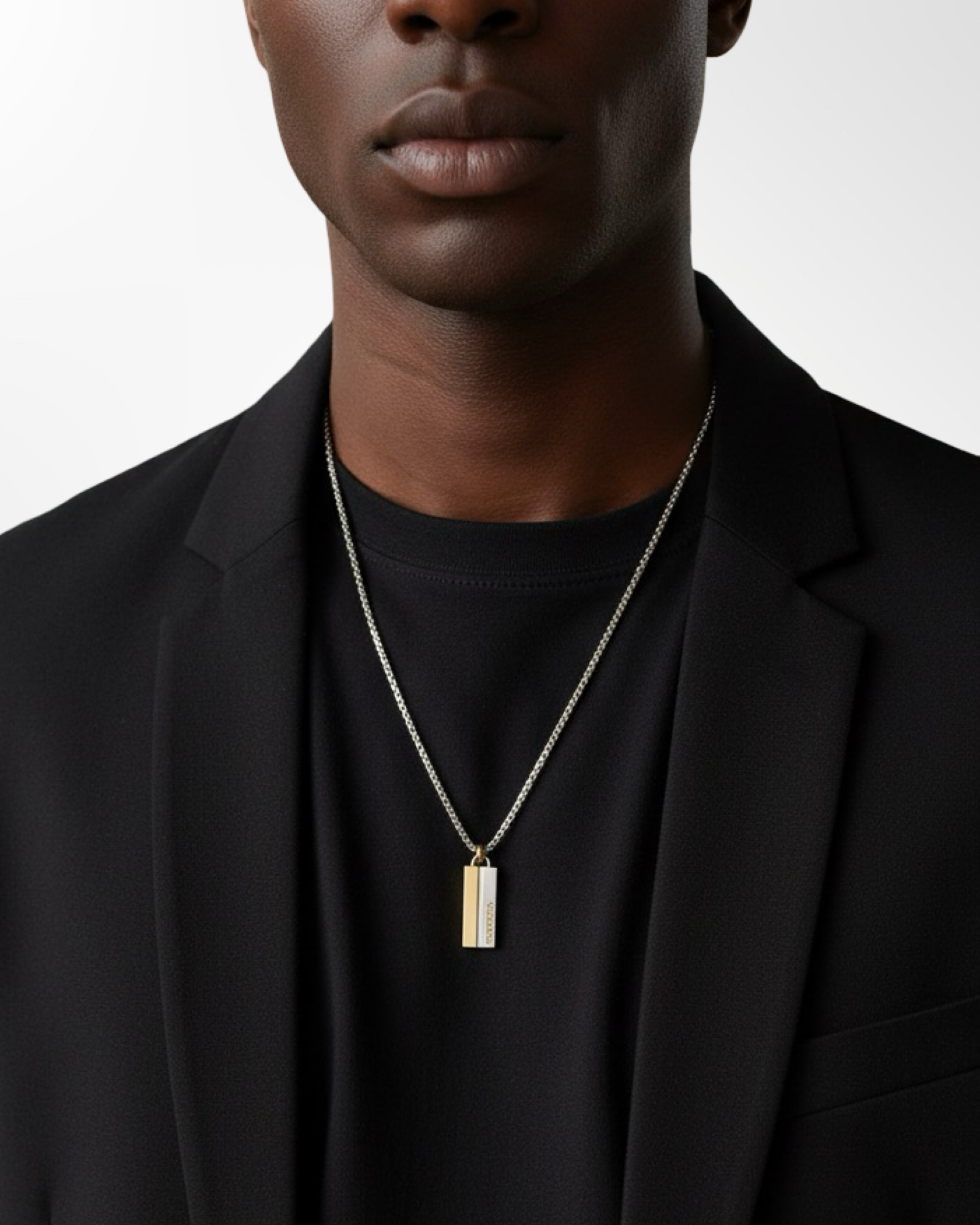 Collier Argent et Doré DIESEL