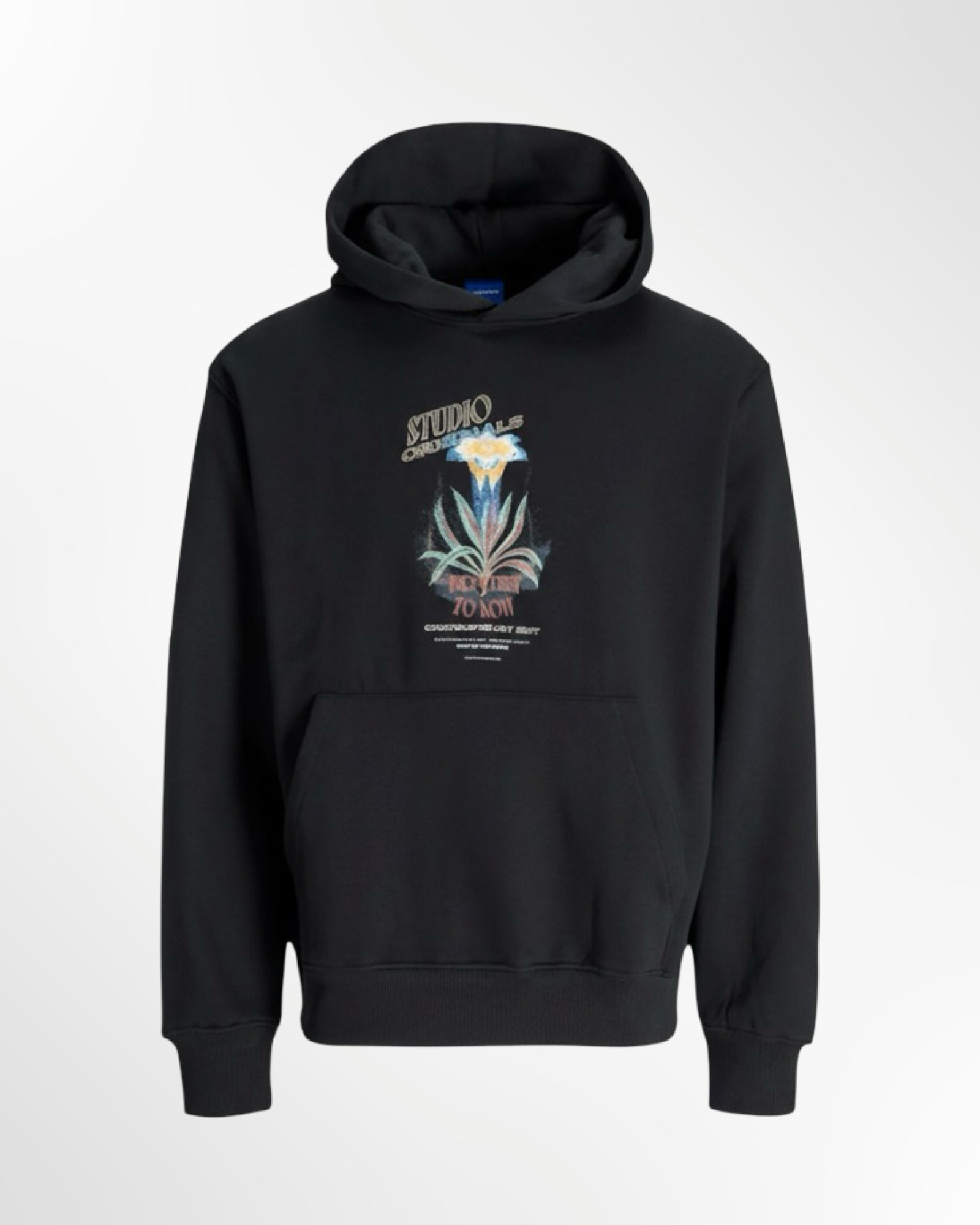 Sweat à capuche Noir Homme JACK&JONES