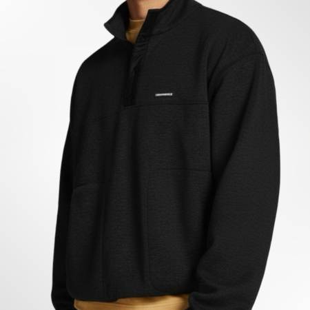 Sweat Gris Noir Converse Homme