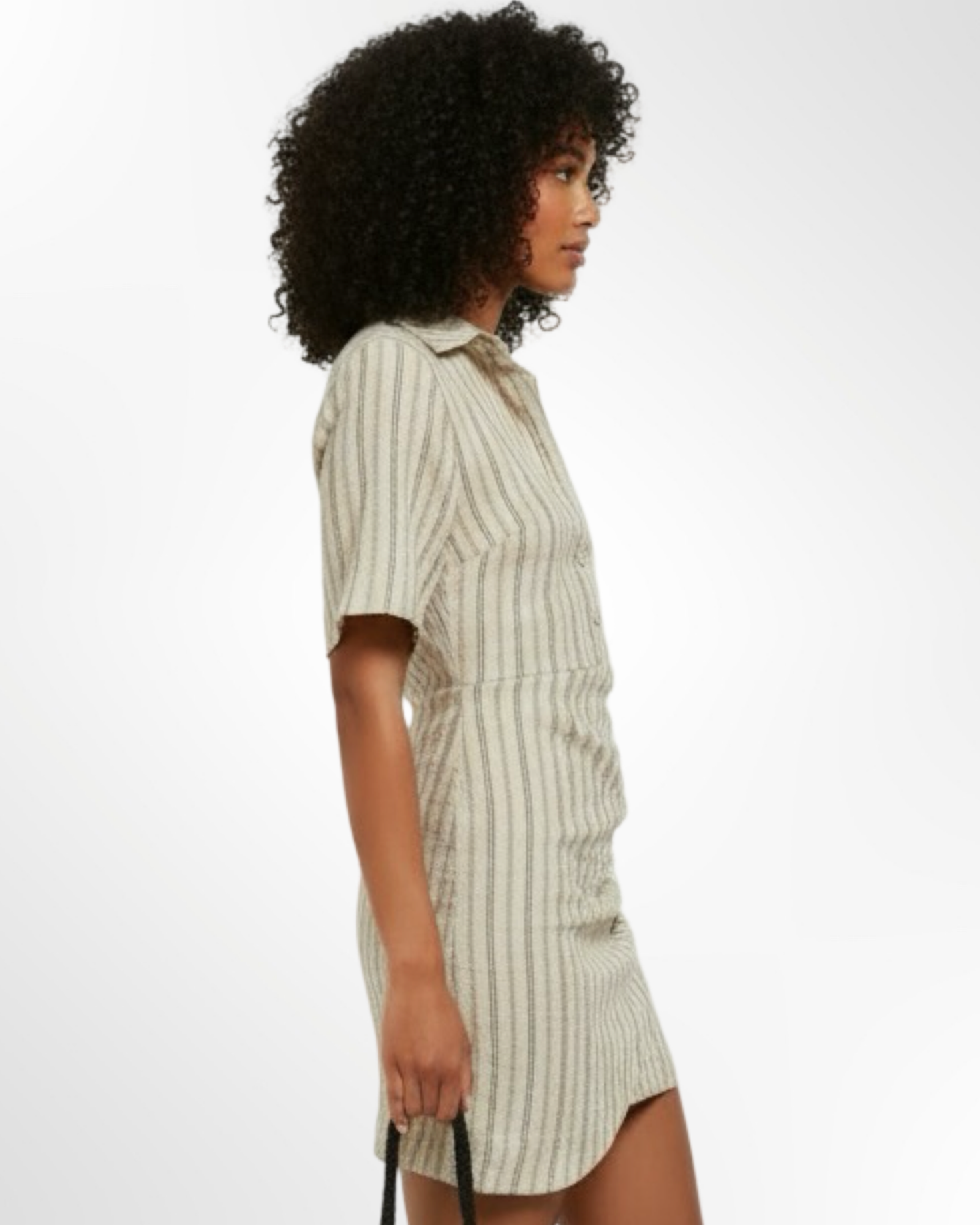 Robe trompe-l'oeil Beige BOOHOO – Image 5