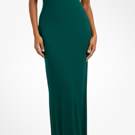 Robe longue Verte BOOHOO