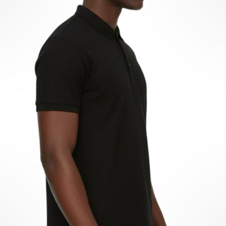 Le Polo Noir TRENDYOL Man