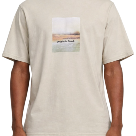 Tee-shirt Beige JACK&JONES