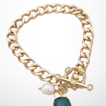 Alternative view of Bracelet Nacre Doré